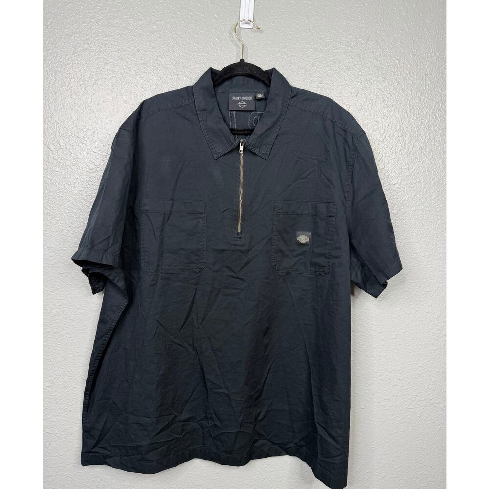 Harley Davidson Men’s Staple Work Short Sleeve Shirt / Size-3 XL